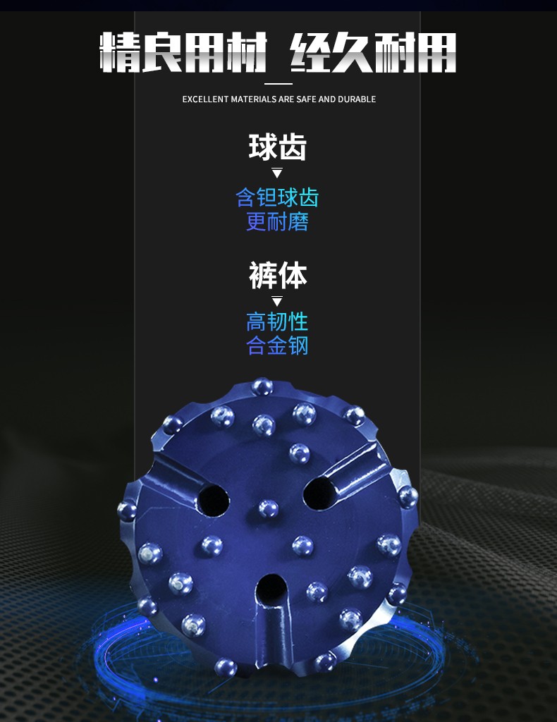 米數(shù)多潛孔鉆頭 提供高中低風(fēng)壓潛孔鉆頭 潛孔沖擊器 等優(yōu)質(zhì)采掘鉆具